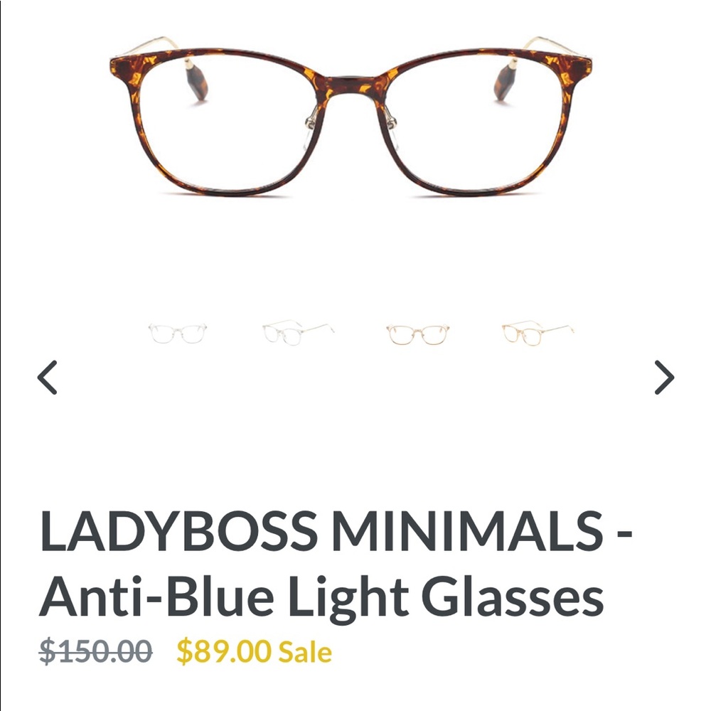 Ladyboss Blue light blocking glasses🔥